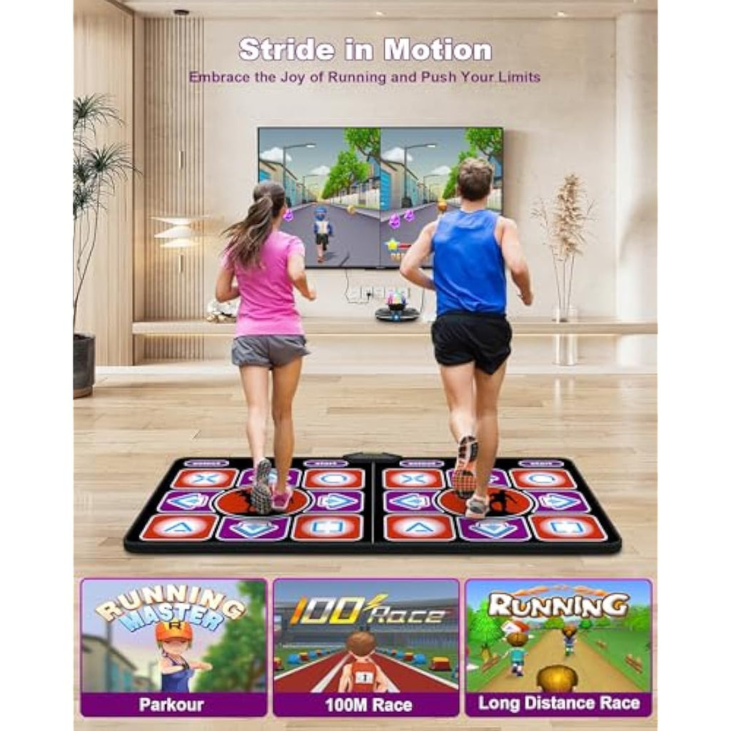 Acelufly Double Dance Mat with Camera – Wireless Electronic Game Pad