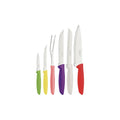 Tramontina Plenus 6-Piece Stainless Steel Kitchen Knife Set with Handles