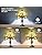 MIAOKE Stained Glass Dragonfly Table Lamp | Handmade Art Nouveau Desk Light