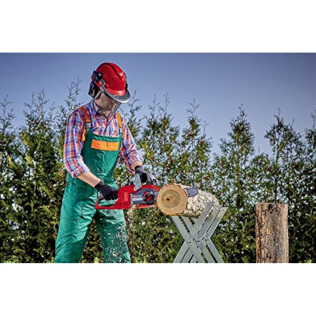 Einhell 18V Cordless Chainsaw – 14 Inch OREGON Blade, Brushless Motor