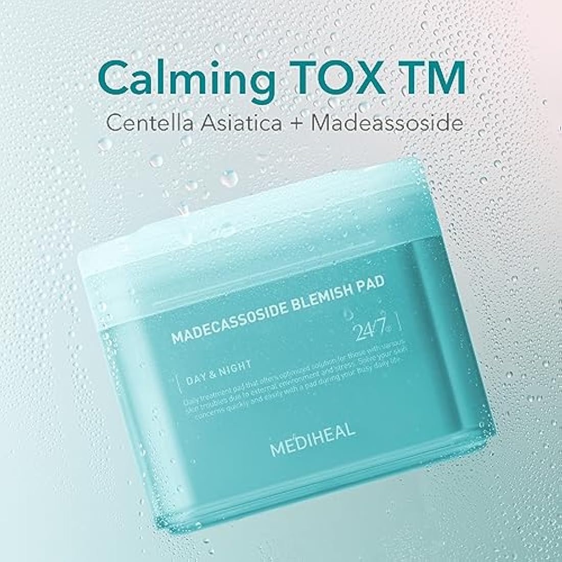 Mediheal Madecassoside Blemish Pad Refill - 100 Vegan Toner Pads