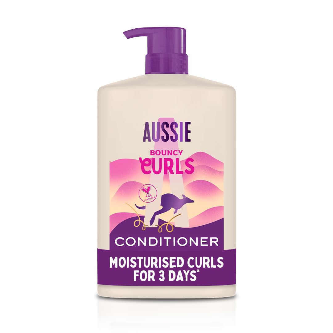 Aussie Bouncy Curls Hydrating Conditioner 1L XXL - Vegan for Wavy Hair