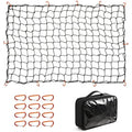 CZC AUTO Heavy Duty Bungee Cargo Net for Truck Bed - 122x183cm with 12 Clips