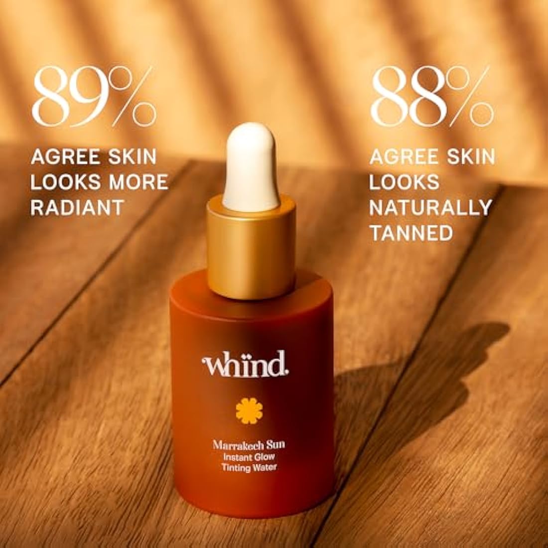 whind Marrakech Sun Self Tanning Drops - Hyaluronic Glow Serum - 30ml