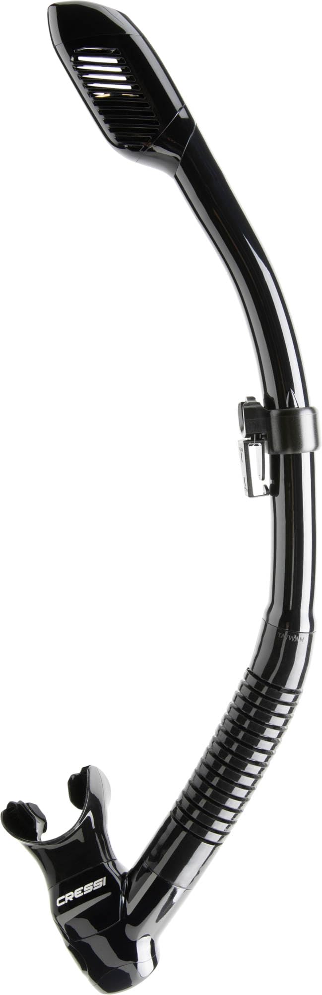 Cressi Ranger & Dry Snorkel Set - Adult Mask with Tempered Glass, Black