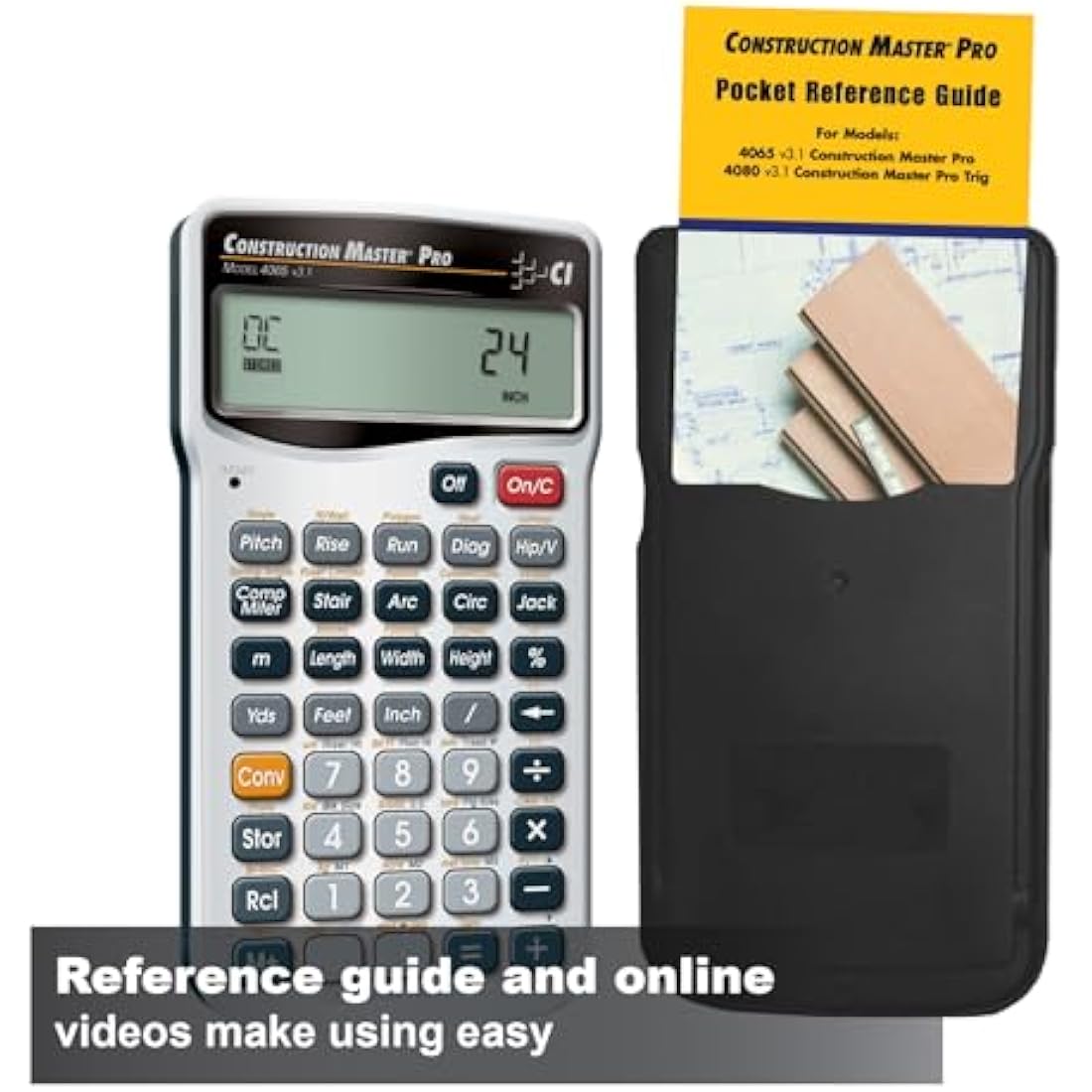 Calculated Industries 4065 Construction Master Pro Calculator – Silver