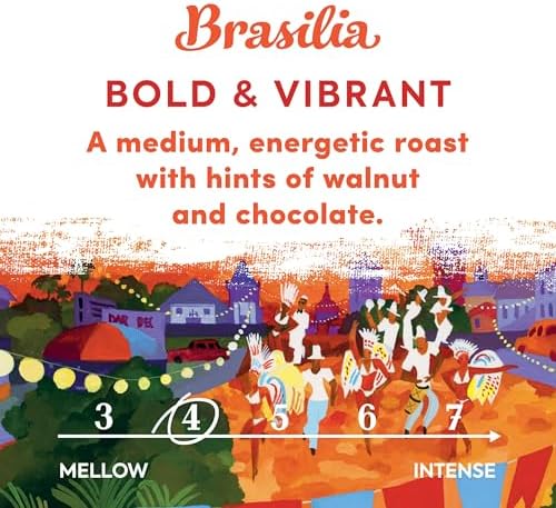 Taylors of Harrogate Brasilia Ground Coffee - Medium Roast - 6 x 200g