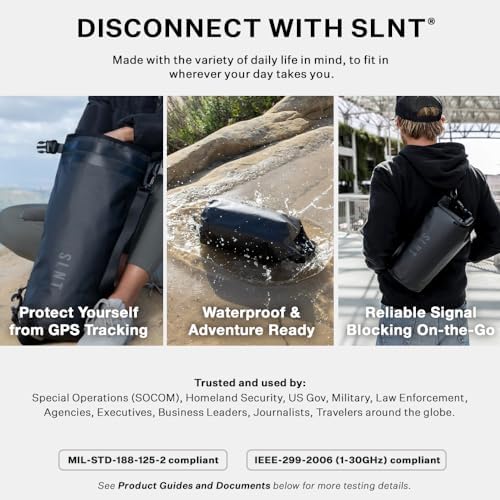 Waterproof Faraday Dry Bag – Military-Grade Signal Blocking