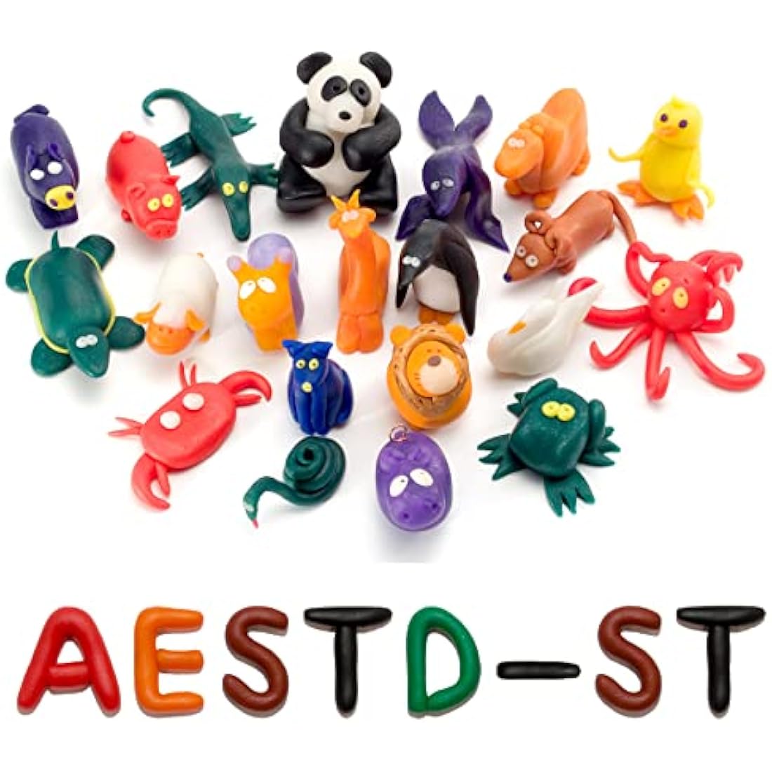 Aestd-ST 60 Colors Polymer Clay Kit – Oven Bake Modeling Clay for Kids
