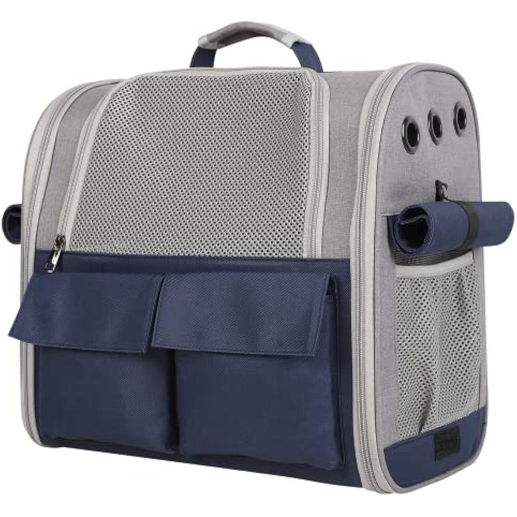 Pet Carrier Backpack – Large Breathable Airline Approved Bag