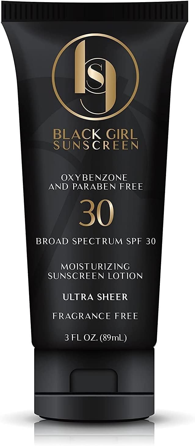Black Girl Sunscreen SPF 30 - Broad Spectrum No White Cast - 3 fl oz