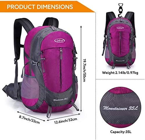 G4Free 35L Waterproof Hiking Backpack | Outdoor Trekking Daypack
