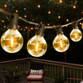 AVANLO 102FT LED Outdoor String Lights – Waterproof Festoon Garden Lights