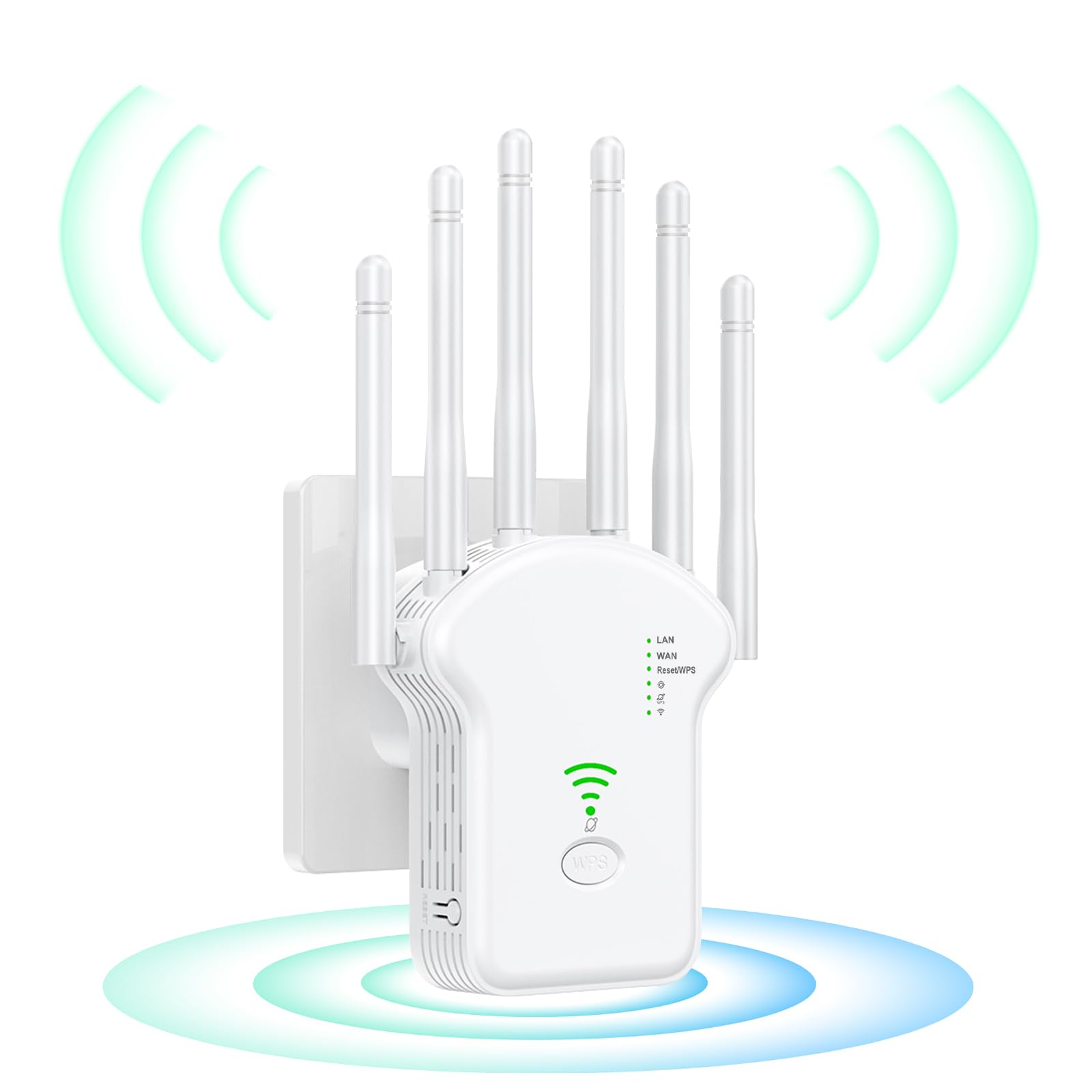 WiFi Extender Booster | 300Mbps Range Extender with 6 Antennas