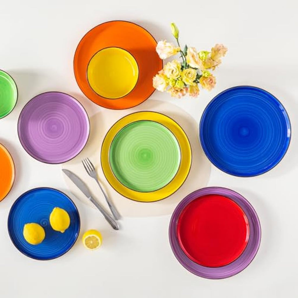 vancasso Bonita 18-Piece Dinner Set | Handpainted Stoneware for 6