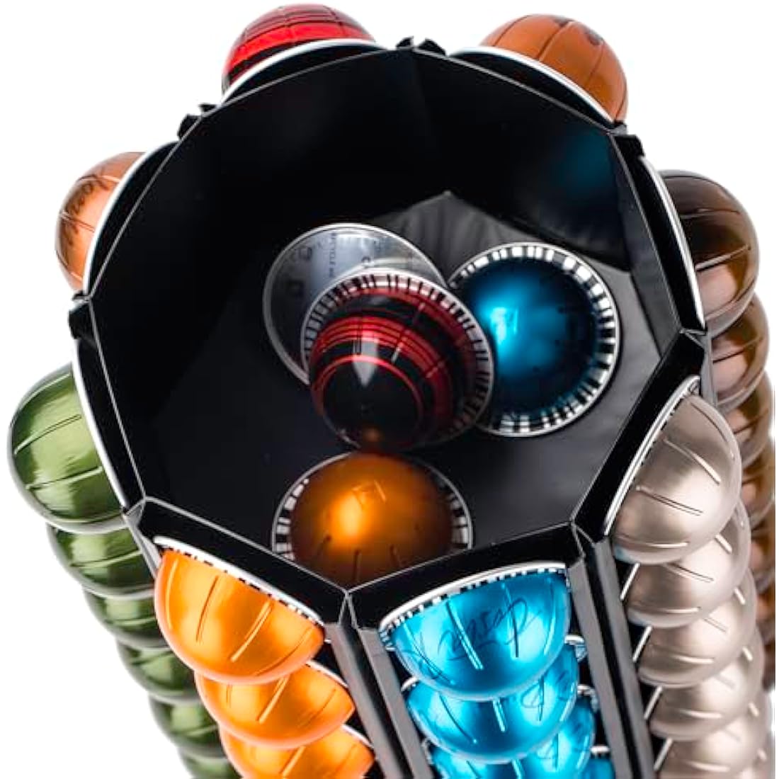 Bagoo Nespresso Vertuoline Coffee Pod Carousel – 40+ Capsule Holder