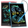 TECJOE 10 Inch LCD Writing Tablet 2 Pack | Colorful Doodle Board for Kids