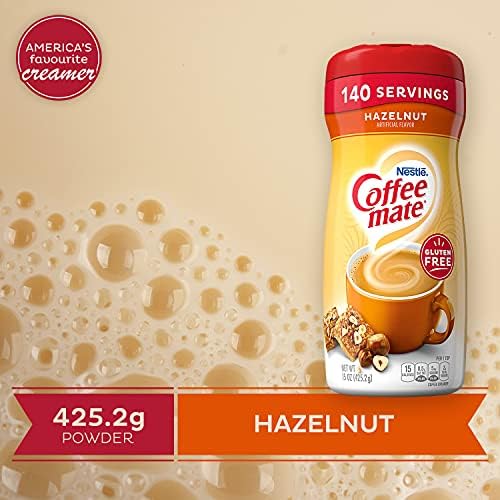 Nestle Coffee Mate Hazelnut Creamer - Imported Coffee Enhancer 425g