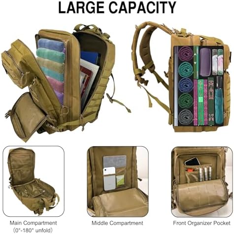 Tactical Military Backpack | 45L Large 3 Day Assault Pack