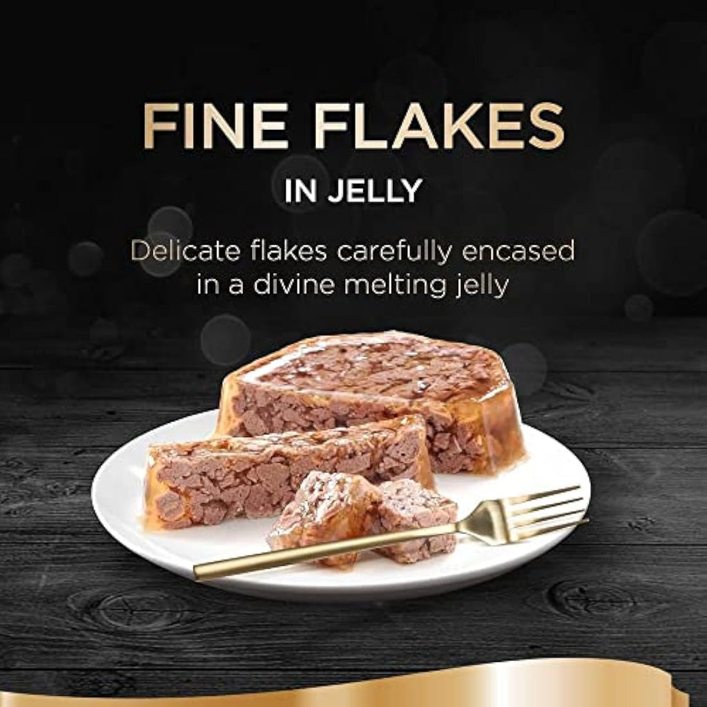 Sheba Fine Flakes Salmon in Jelly Wet Cat Food - 22 x 85g Bulk Pack