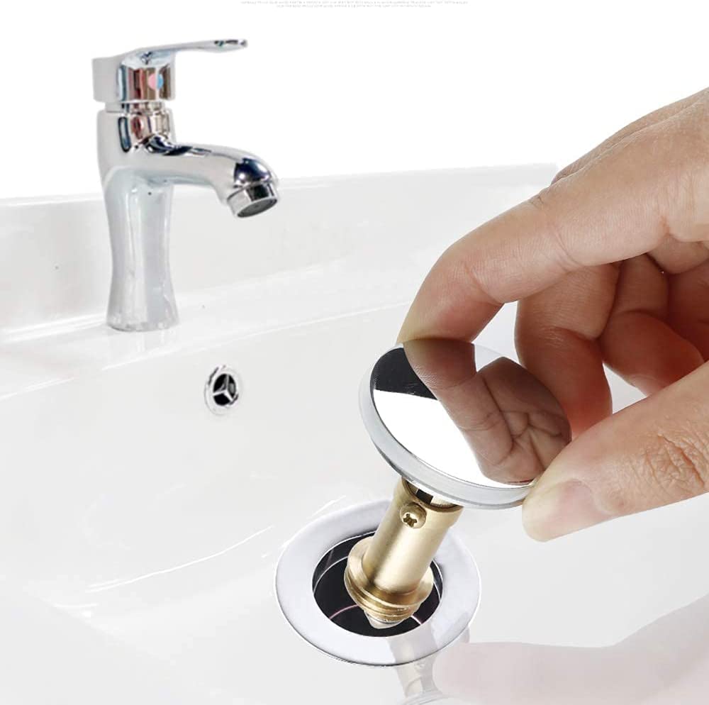 Ideal Swan 35mm Pop Up Sink Plug Replacement, Universal Basin Sink Plugs - image 2