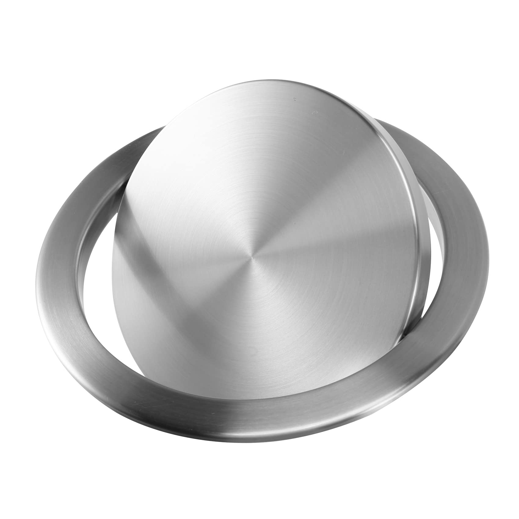 RUANI Stainless Steel Built-in Trash Bin Flap Lid for Kitchen Countertop