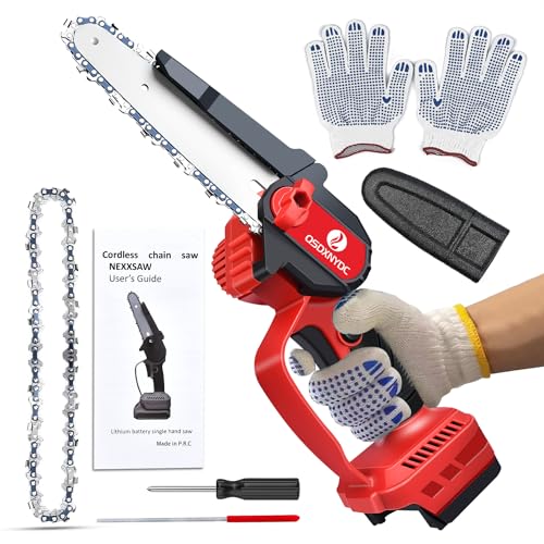 6-Inch Brushless Mini Chainsaw for Milwaukee M18 18V Battery