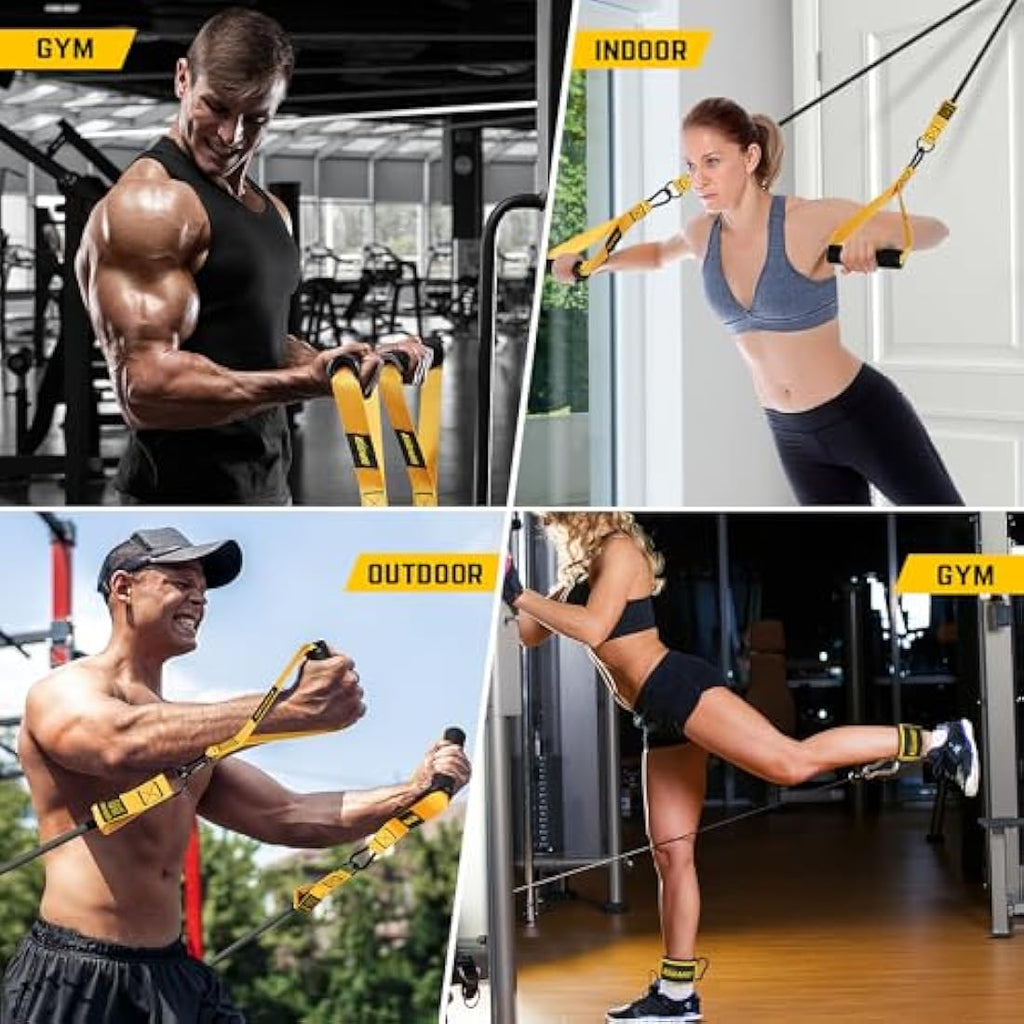 300lbs Resistance Bands Set | 6 Levels for Home Gym Training