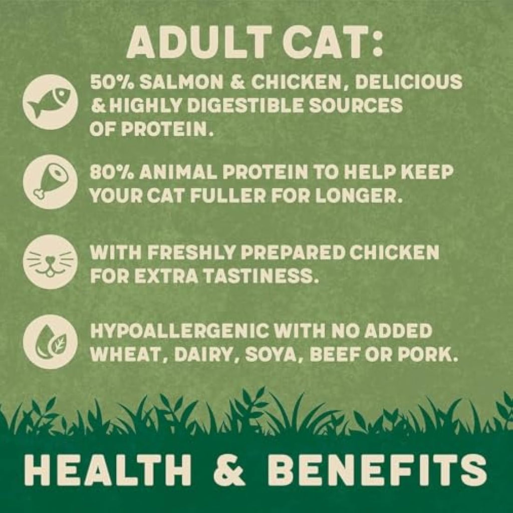 Harringtons Salmon Dry Adult Cat Food – Natural Ingredients – 4 x 2kg