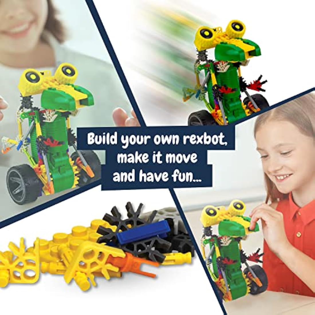 Science4you Rexbot Robotics Kit – 106-Piece STEM Robot Building Toy