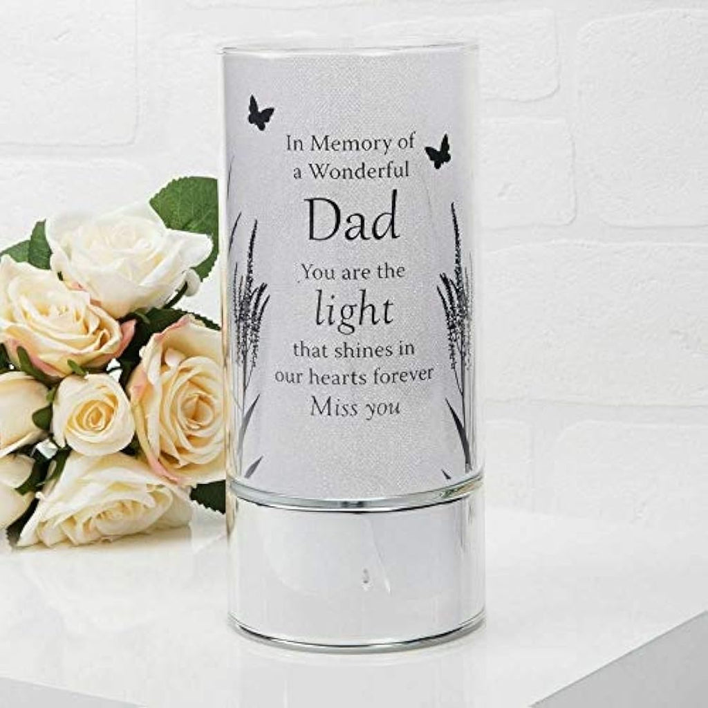 Dad Memorial Tube Light – Remembrance Keepsake Lamp