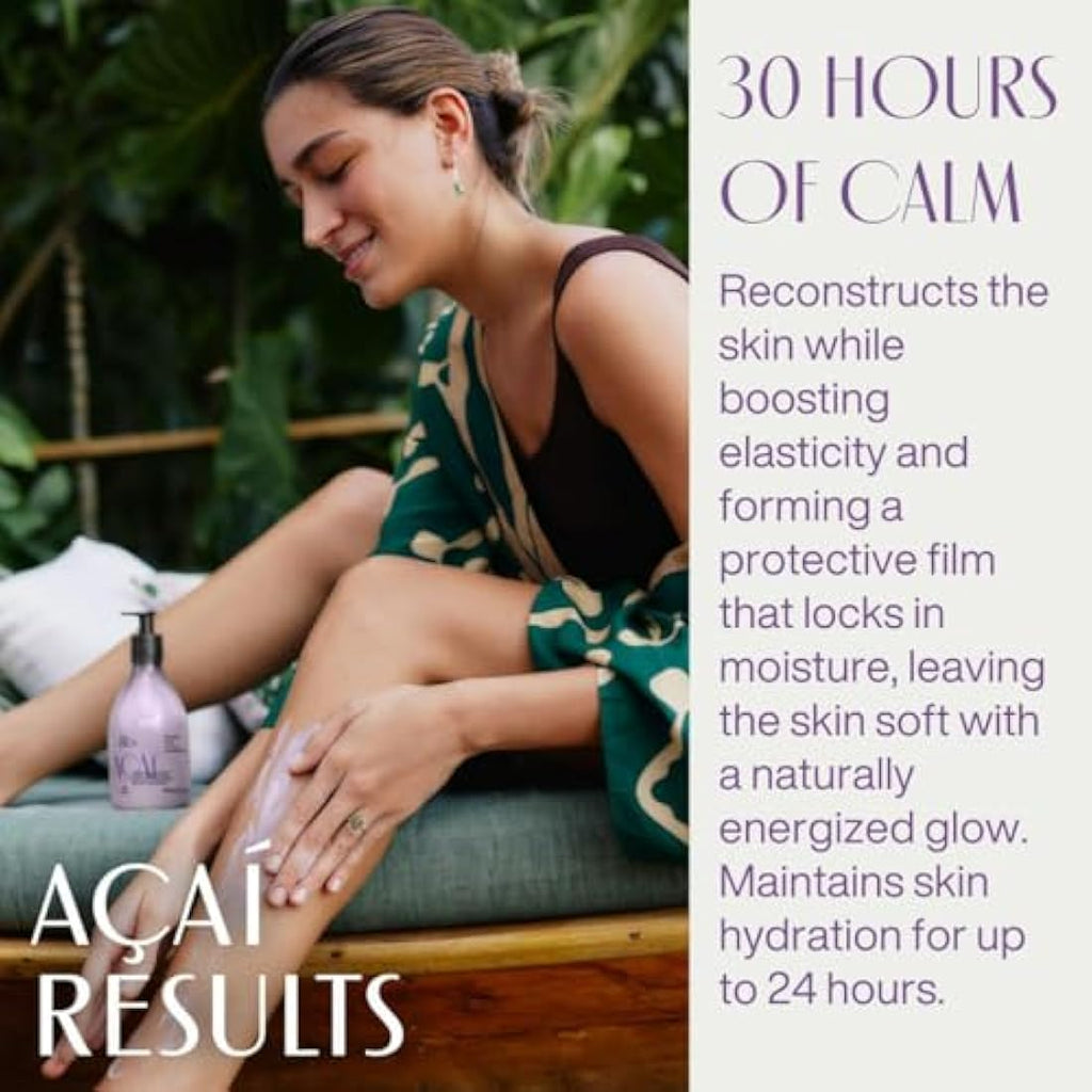 Natura Ekos Açaí Revitalizing Body Lotion – Vegan Skin Care – 13.5 fl oz