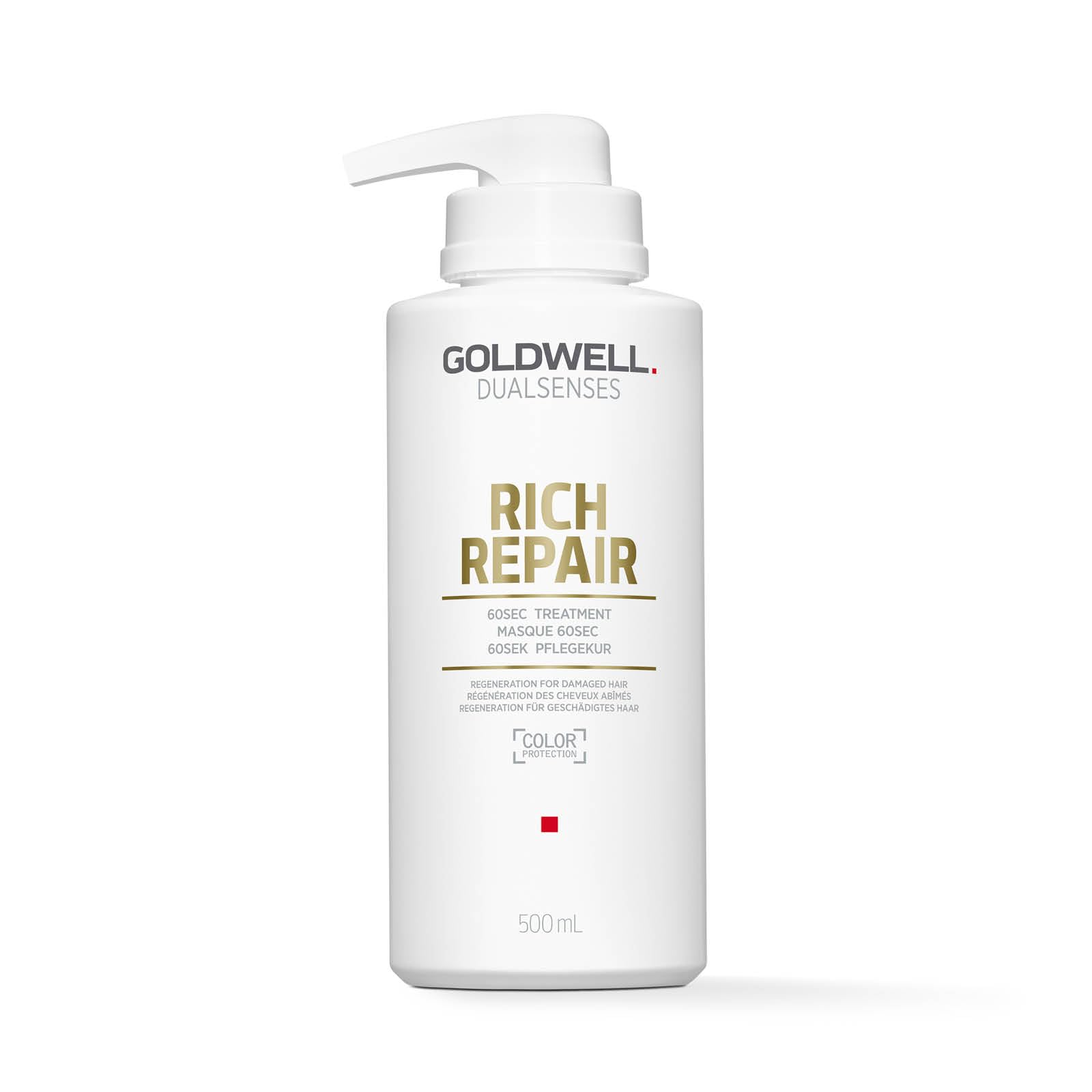Goldwell Dualsenses Rich Repair 60sec Treatment - Damaged Hair Mask 500ml
