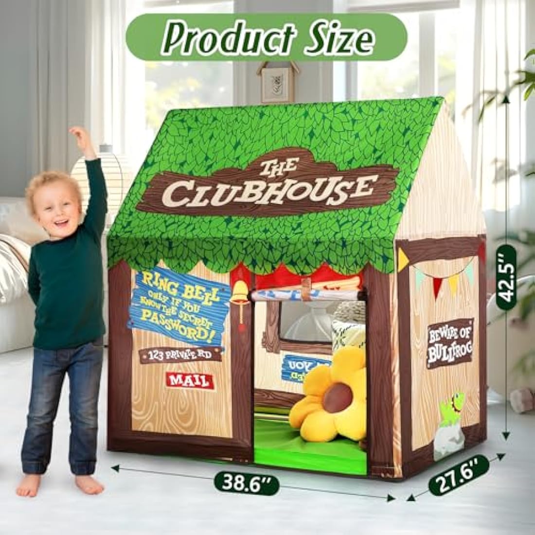 SweHouse Kids Play Tent – Indoor and Outdoor Children's Playhouse