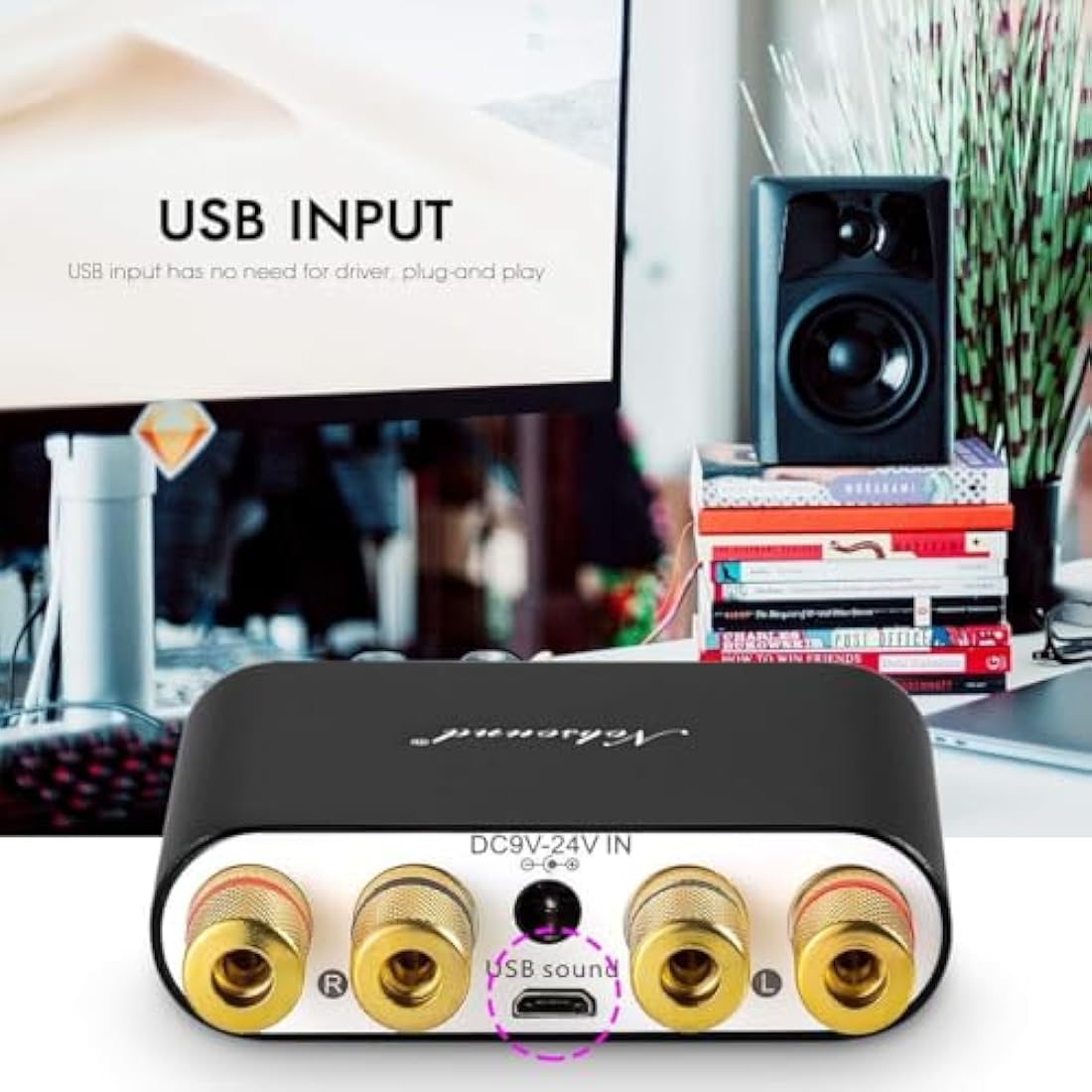 Nobsound NS-10G Bluetooth 5.0 Mini HiFi Stereo Power Amplifier | 100W