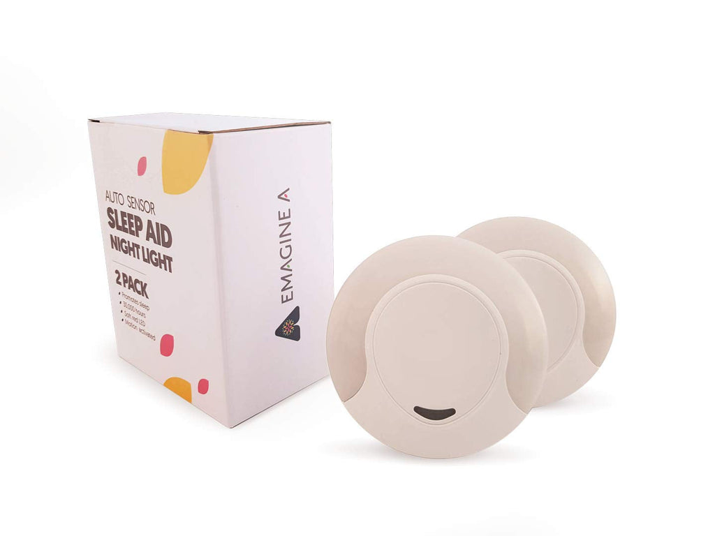 Jolof Store Red LED Sleep Aid Night Light | Dusk to Dawn Auto Sensor
