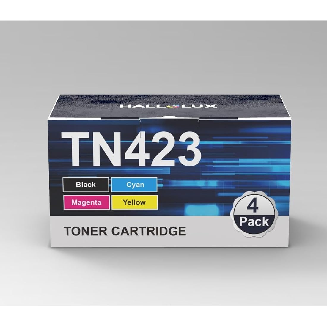 HALLOLUX TN423 Compatible Toner Cartridges for Brother MFC-L8690CDW | 4 Pack