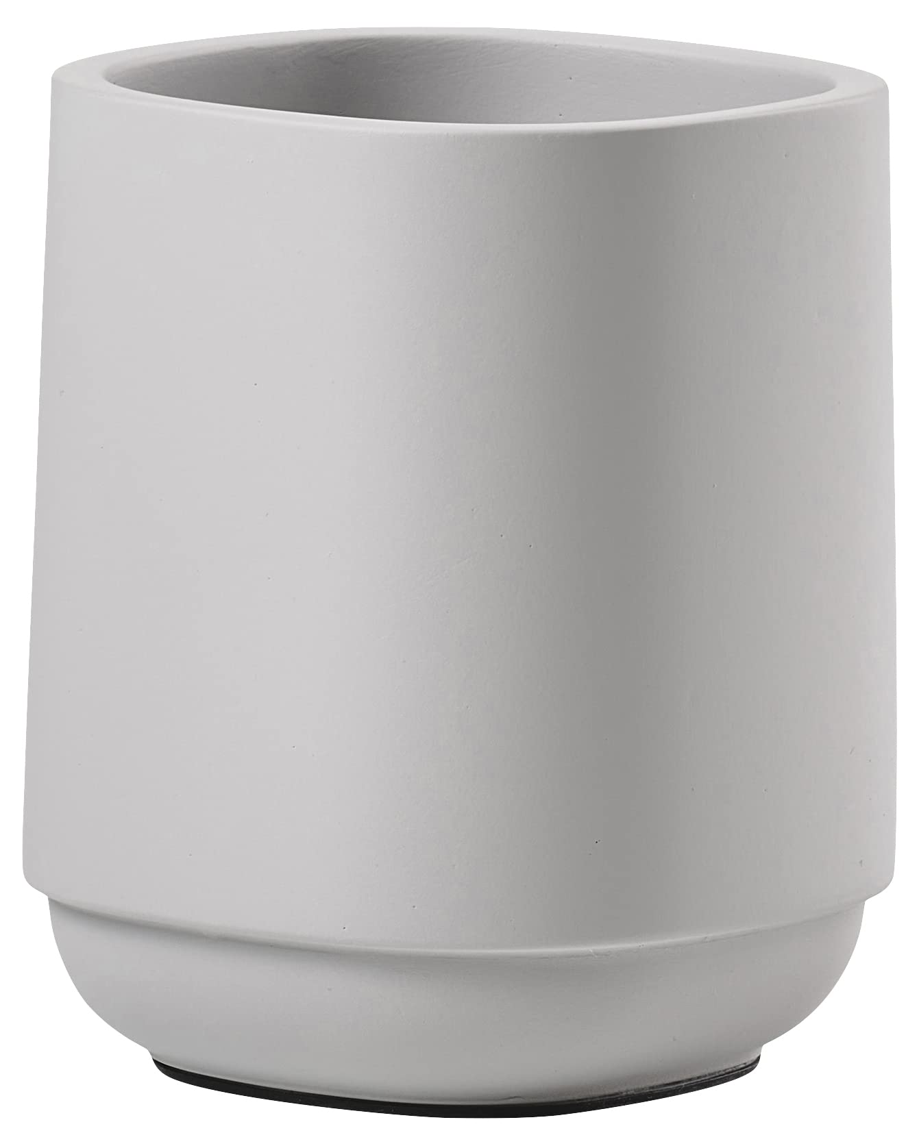 Zone Denmark Time Concrete Toothbrush Cup - Light Grey, 8x10 cm