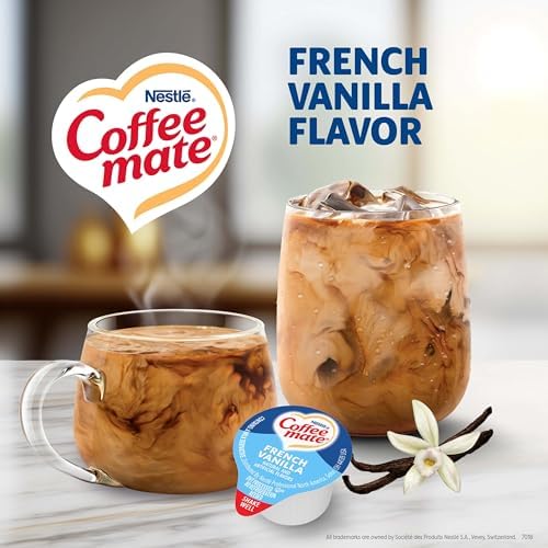 Coffee Mate French Vanilla Liquid Creamer Singles – 180 Pack Bulk