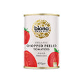 Biona Organic Chopped Tomatoes - 400g Canned Tomatoes (Pack of 12)