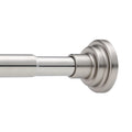Stainless Steel Tension Shower Curtain Rod – 76-195cm No Drill