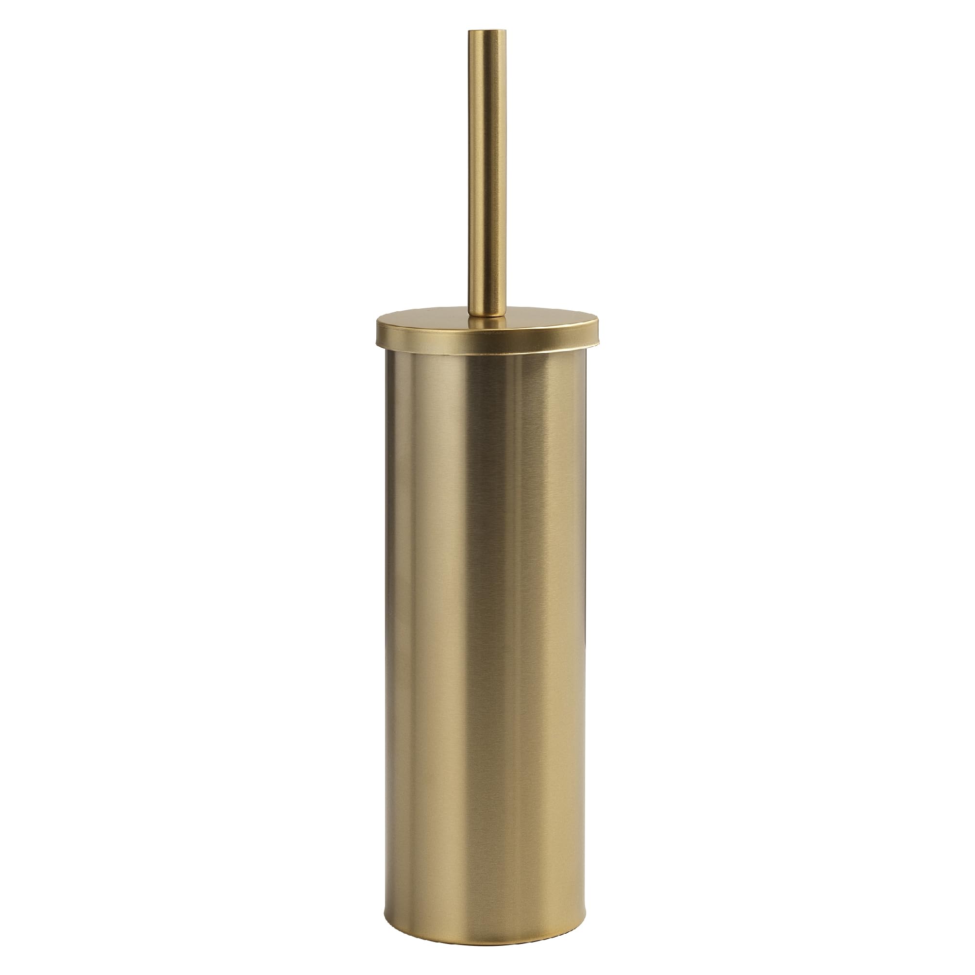 Gedy Flip Toilet Brush | Matte Gold Stainless Steel Bathroom Decor