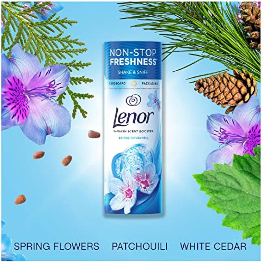 Lenor In-Wash Scent Booster Beads Spring Awakening - 6 x 245g Packs