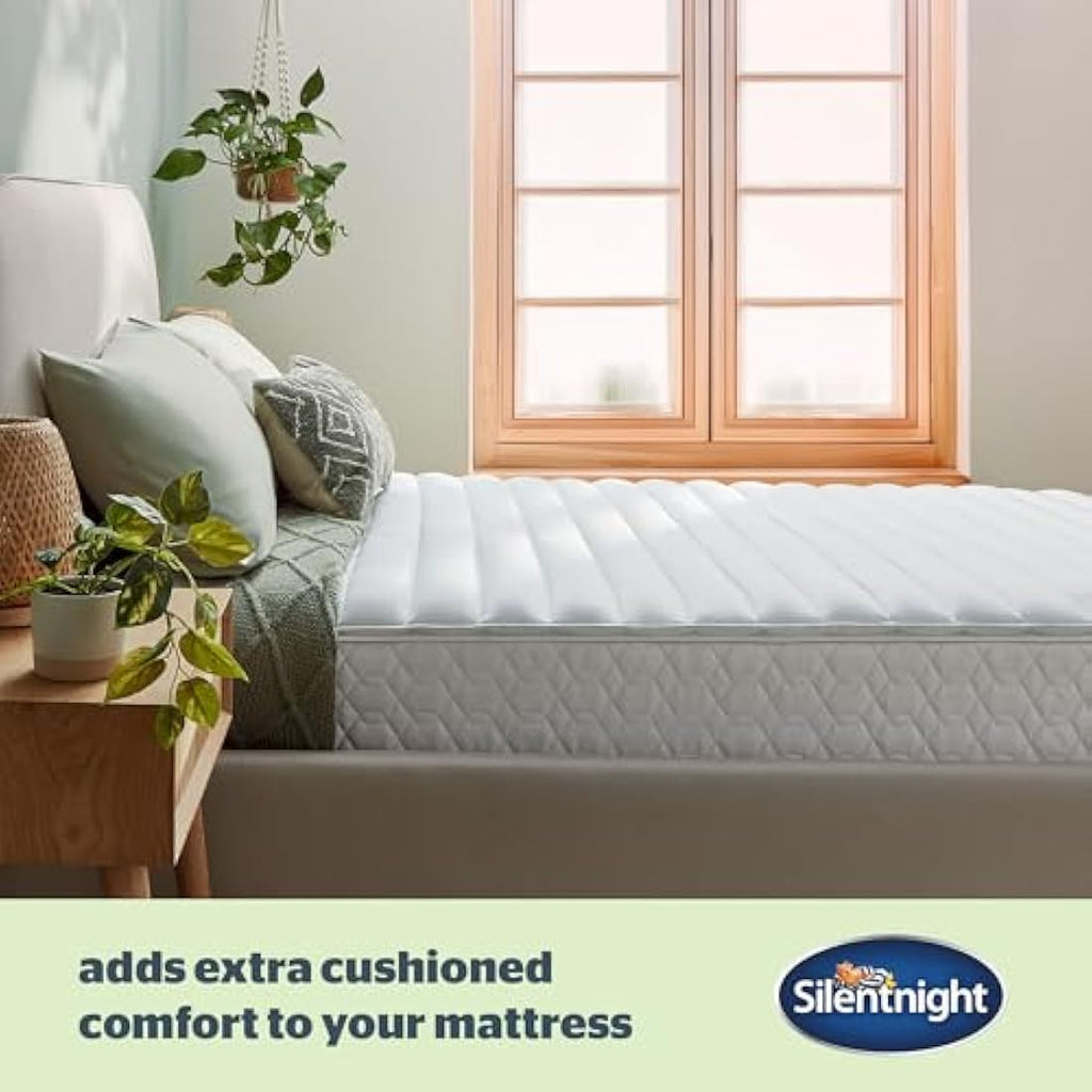 Silentnight Anti-Allergy King Mattress Topper – Thick Hypoallergenic Pad