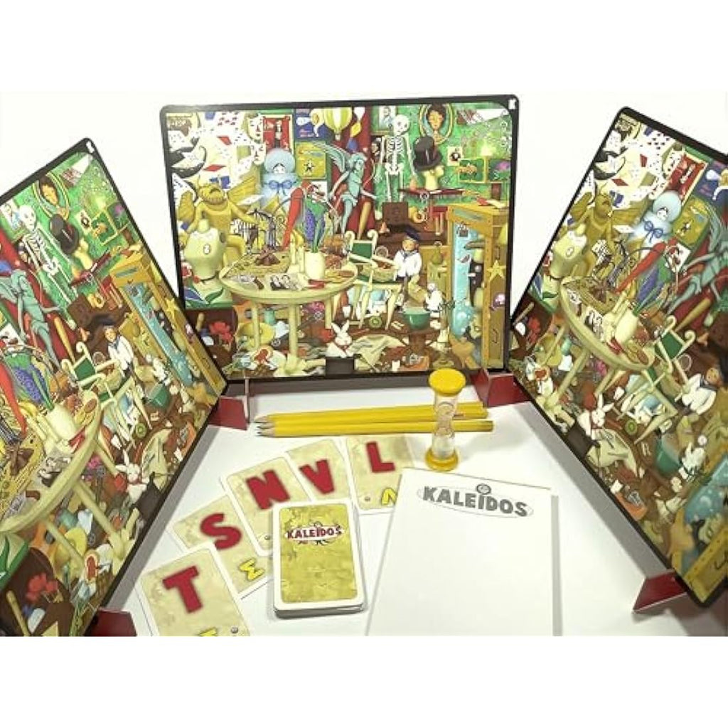 Kaleidos Visual Discovery Board Game – Family and Party Game for 2-12 Players