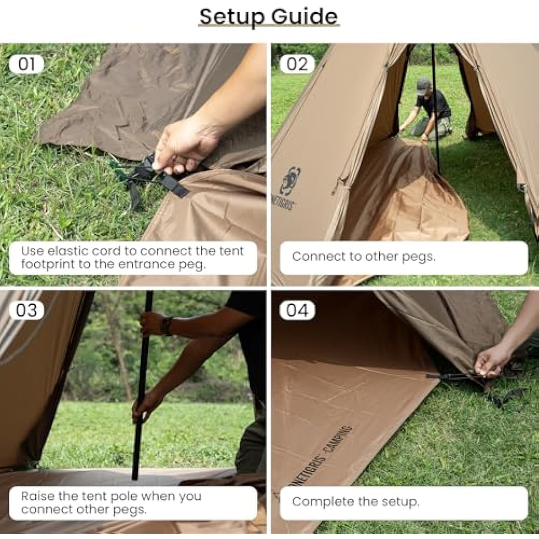 OneTigris Rock Fortress Tent Footprint | 5000mm Waterproof Groundsheet
