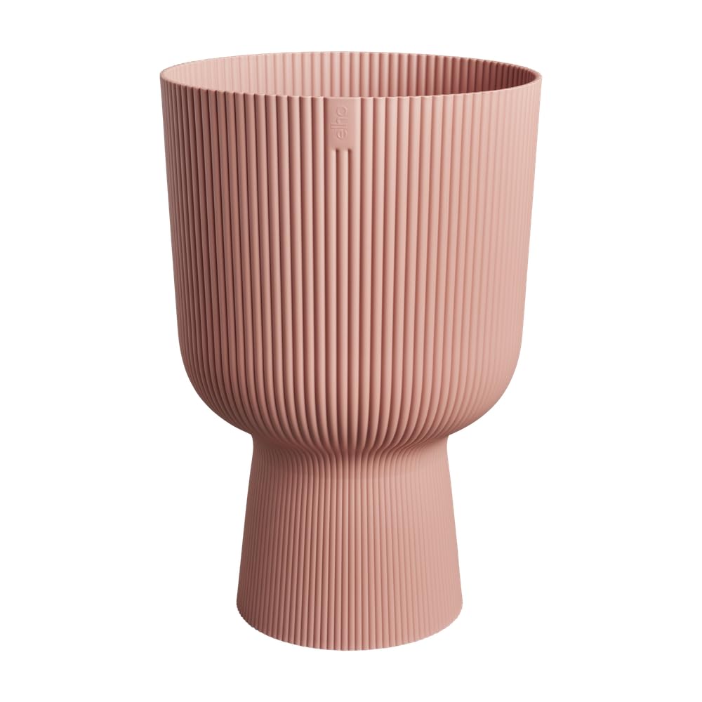 Elho Vibes Fold Coupe 30 Indoor Plant Pot - Recycled Plastic - Pink