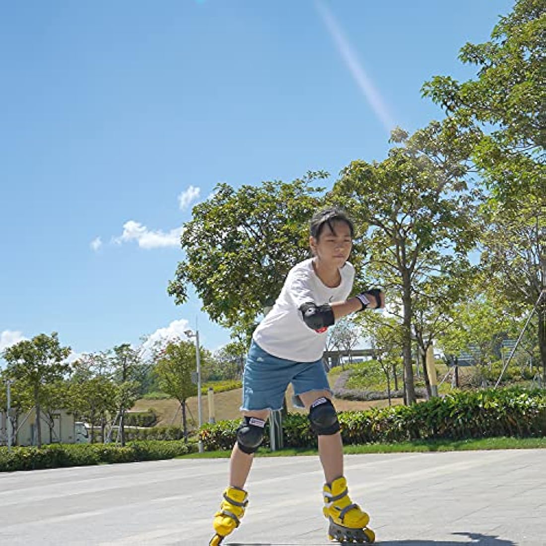 Jolof Store Kids Protective Gear Set – Knee Elbow Wrist Pads for 3-15