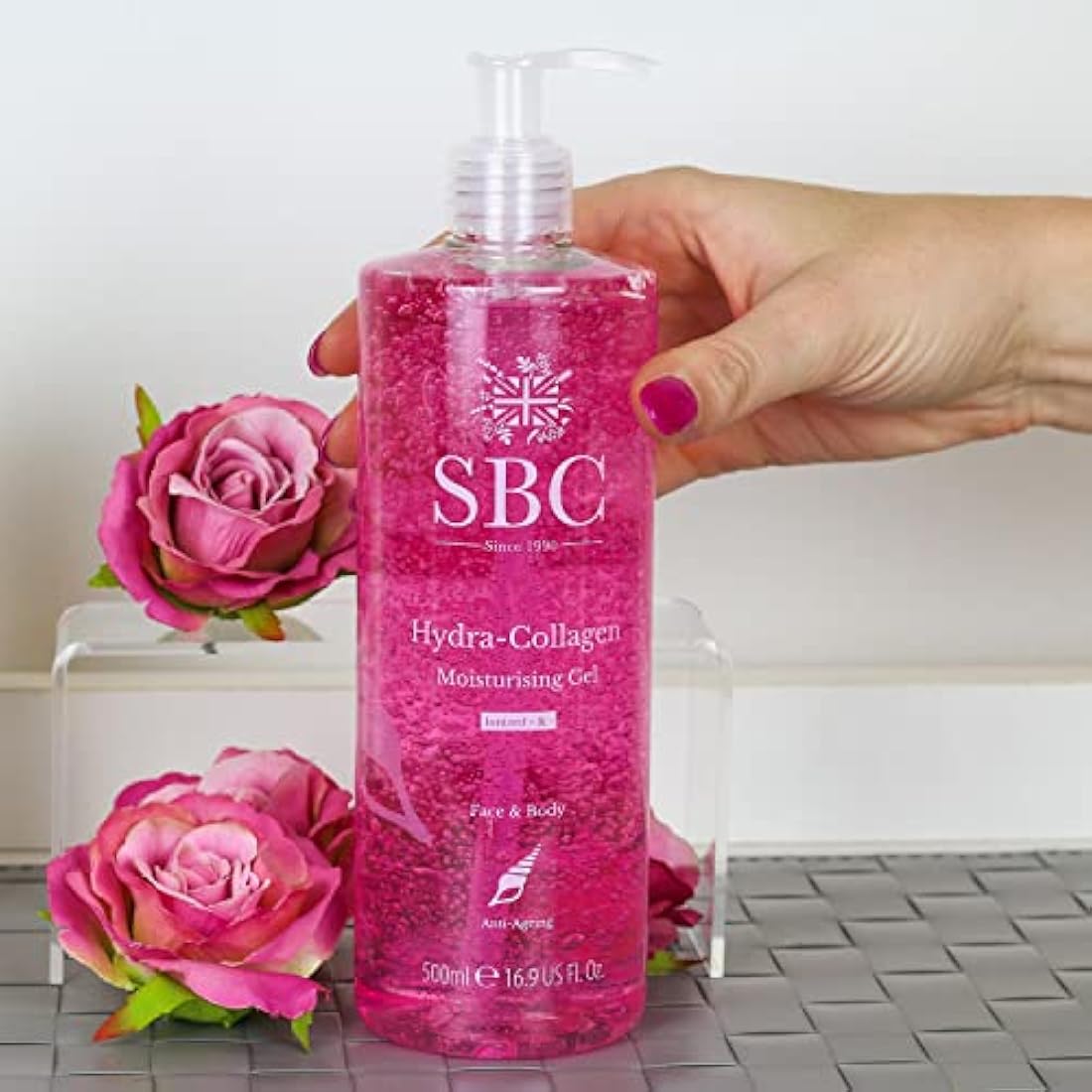 SBC Skincare Hydra-Collagen Moisturising Gel – Anti-Ageing Face & Body 1000ml