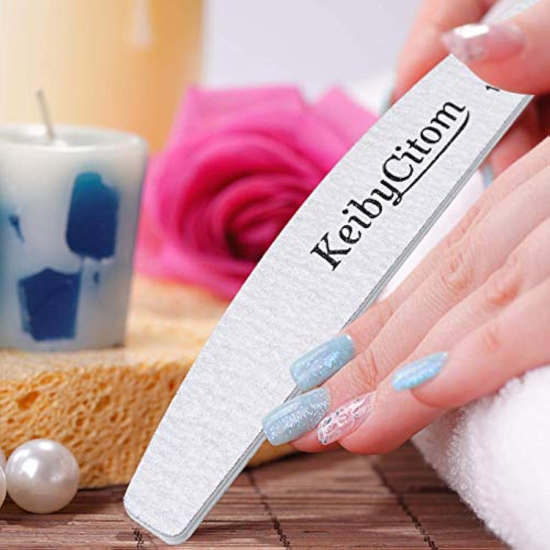 Professional Nail Files – 16 Pcs 100/180 Grit Emery Boards